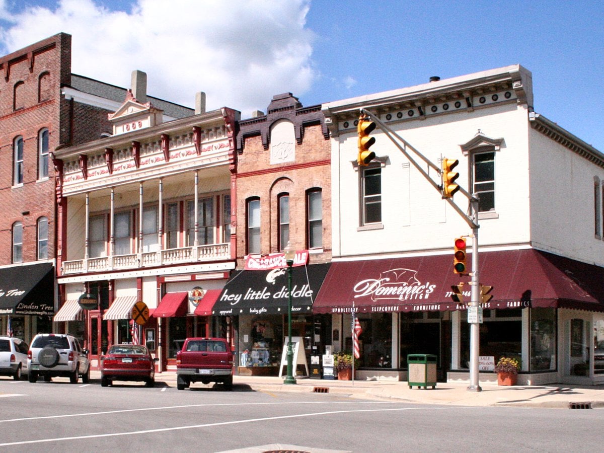 Downtown Noblesville - where we work